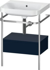 Duravit Möbelwaschtisch-Kombi Happy D.2 Plus in Weiß, B: 57,5 cm, T: 49 cm - Bild 1