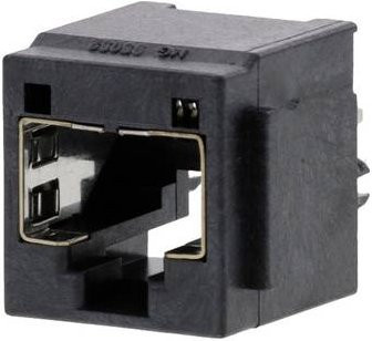 Molex Cat 3 Mod Jack/Plug 955522887 Buchse Schwarz - Bild 1