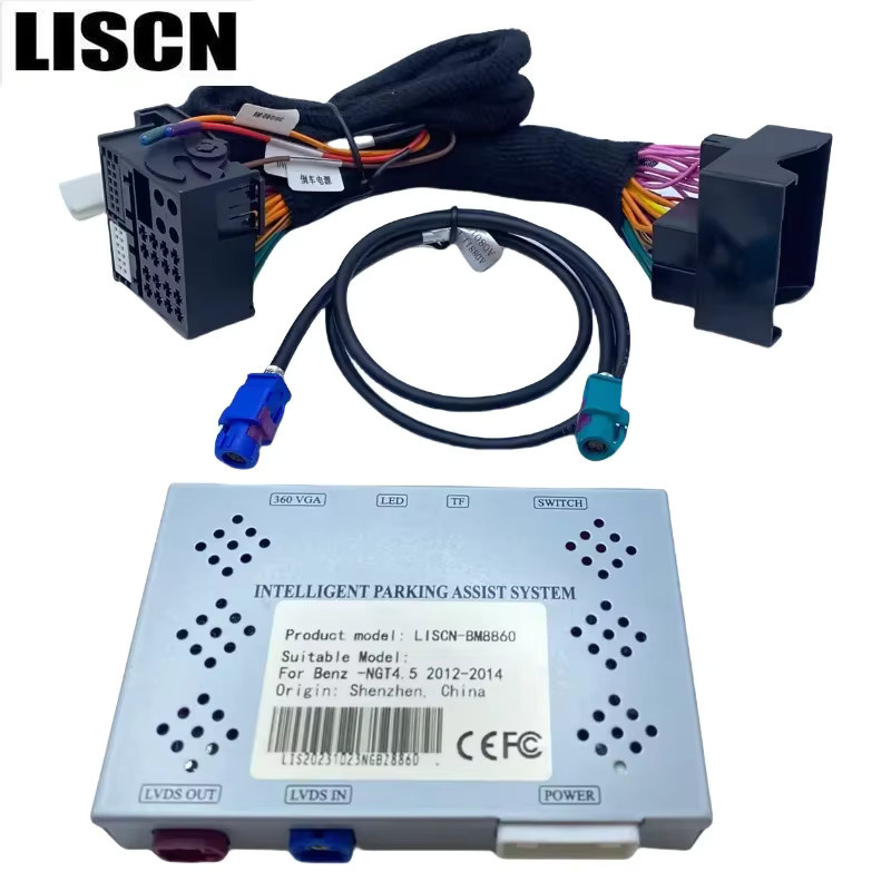 LISCN Rückfahrkamera für Mercedes Benz E-Klasse W212 S212 C207 A207 (2009-2016) zur Anzeige auf dem Original-Bildschirm - Bild 4