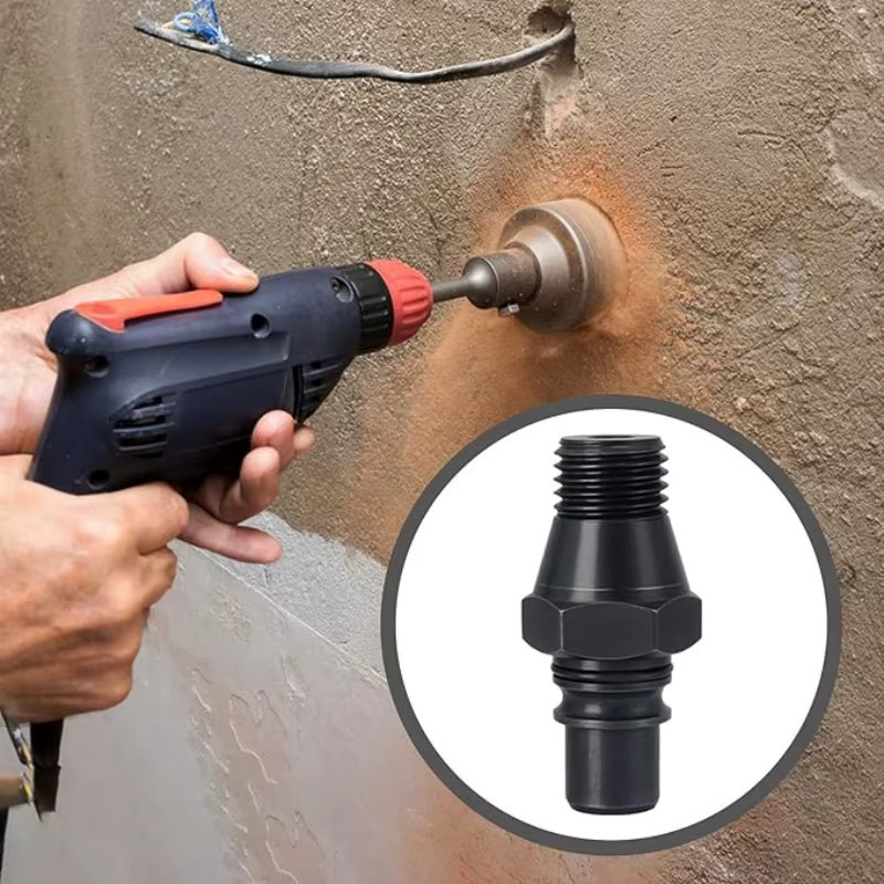 Multifunktions-Reparatur-Adapterteile für Wasserbohrmaschinen als Schnellverschluss-Anschlüsse in Schwarz - Bild 3