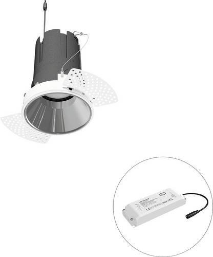 EVN LED-Deckenstrahler F02R11SM2540L15P in Weiß, rund und verstellbar - Bild 1