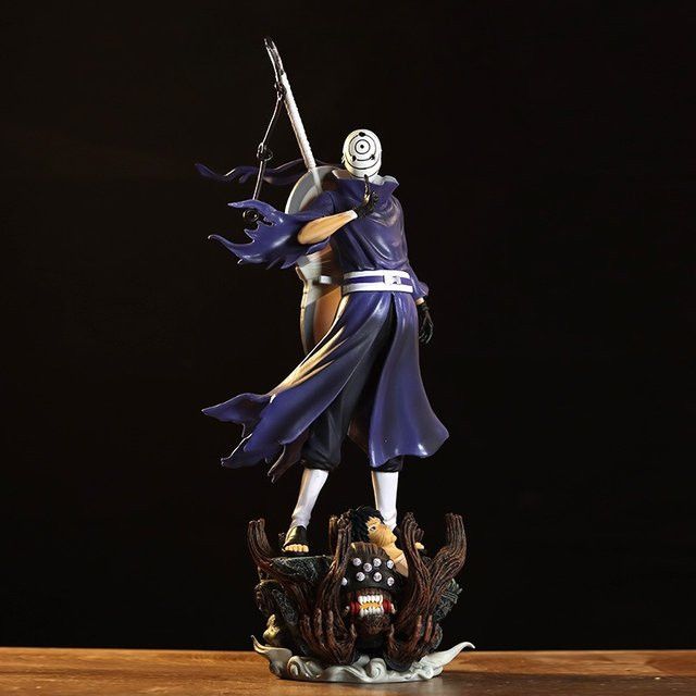 Bandai Naruto Anime Figur Uchiha Dual Head Modell als Desktop Dekoration Ornament - Bild 1