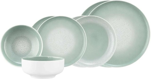 Seltmann Weiden Sento Home Einsteiger-Set 8-teilig aus Porzellan in Aura Mint - Bild 1