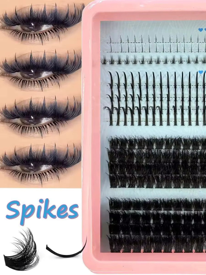 LIMEIKAI Wimpernbüschel Wispy Einzelwimpern, 15 Reihen, 10-18mm, Natürlich - Bild 4