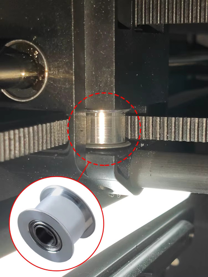 Creality 2GT Max Gates Riemensatz und glatte Umlenkrolle für K1 K1C 3D-Drucker in Schwarz - Bild 4
