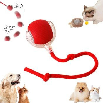 Petsation Interaktiver Katzenball, rot - Bild 1