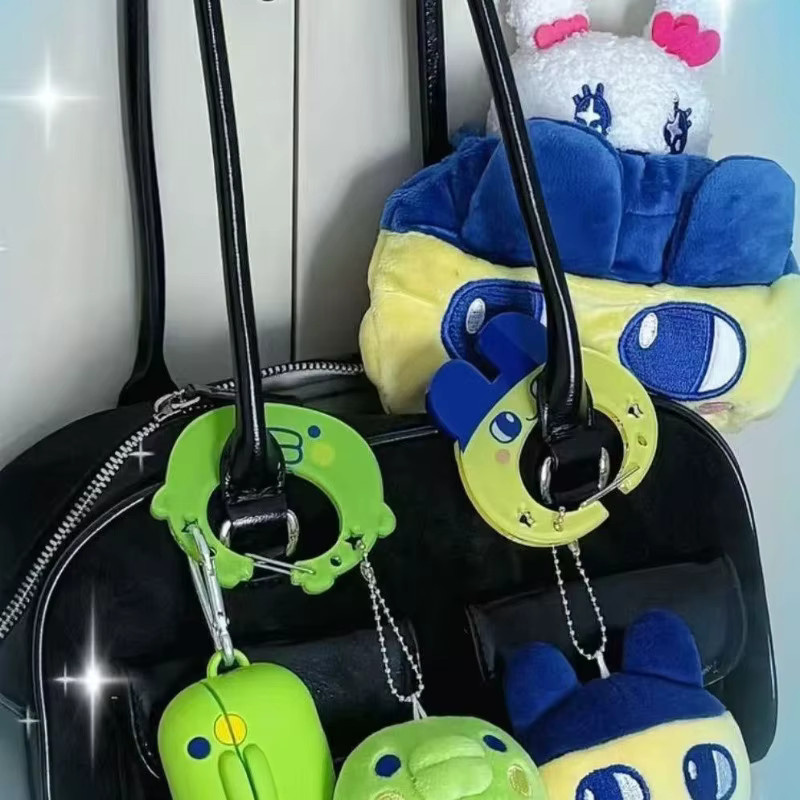 Bandai Tamagotchi Kuchipachi & Mimitchi Cartoon-Anhänger, Acryl-Karabiner-Schlüsselanhänger - Bild 3