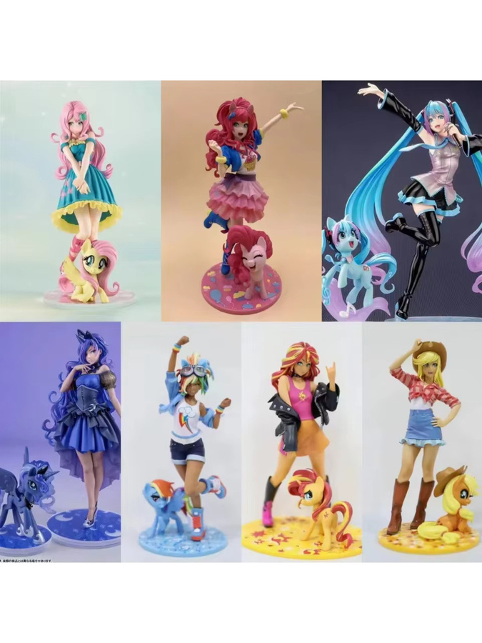 Bandai My Little Pony Hatsune Miku Q-Version Figur, Kunststoff, Bunt / Mehrfarbig - Bild 4