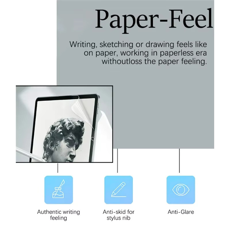 2 Stück Mattierte Schutzfolien mit Papiergefühl für Huawei MatePad 11.5 S (2024/2025) Transparent - Bild 3