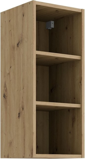 Hängeschrank Regal Stilo in Eiche Artisan, Farbe Braun, Breite: 30 cm - Bild 1