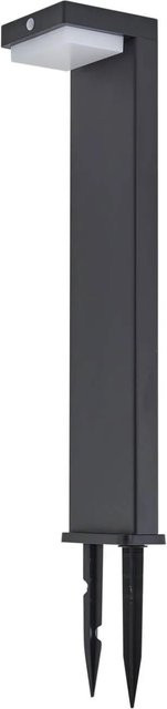 Lindby Solarleuchte Eleazar LED Modern Schwarz aus Aluminium mit Bewegungsmelder und Dimmfunktion - Bild 1