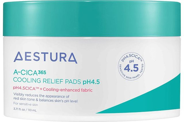AESTURA A-Cica 365 Kühlende Linderungspads, 110 ml, Empfindliche Haut - Bild 1