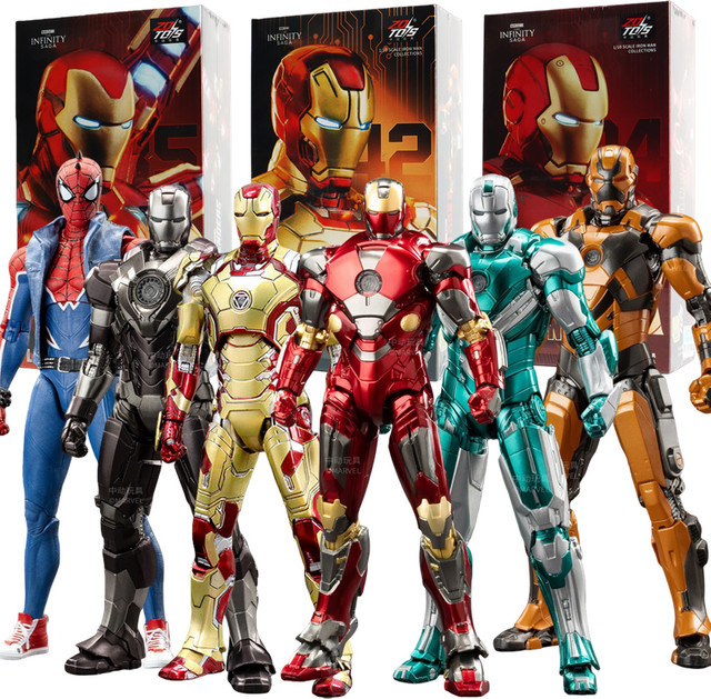 ZD Toys Marvel Iron Man Spider-Man PS4 Iron Spider, Actionfigur - Bild 1