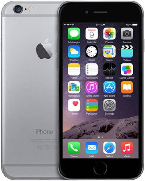 Apple iPhone 6 Refurbished Mobiltelefon in Grau mit 128GB ROM und 1GB RAM - Bild 1