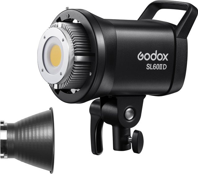 Godox SL60IID Tragbares Studio-LED-Videolicht mit 70 W, 5600 K +/- 200 K, Bluetooth und 8 FX Effekten in Schwarz - Bild 1