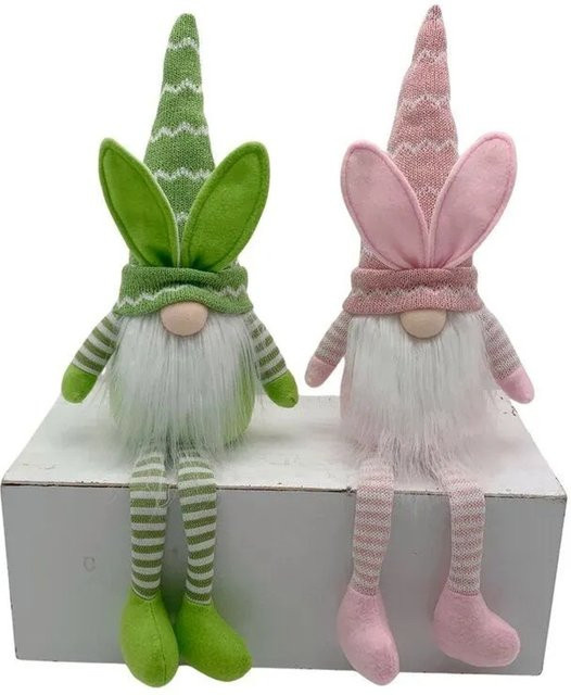 Boltze Kantenhocker Bernice gestreift in Grün, Pink und Multicolour - Bild 1