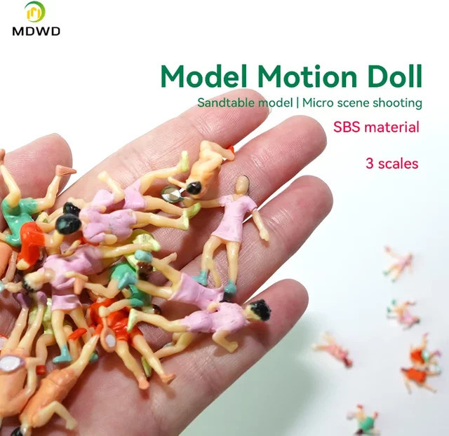 MDWD Sportfiguren Menschen Modellbau, Miniatur, Bunt / Mehrfarbig - Bild 1