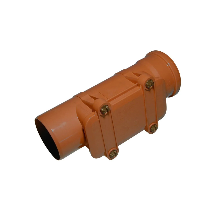 Marley Kanalgrund-Reinigungsrohr DN 110 in Orange, Länge: 160 cm - Bild 2