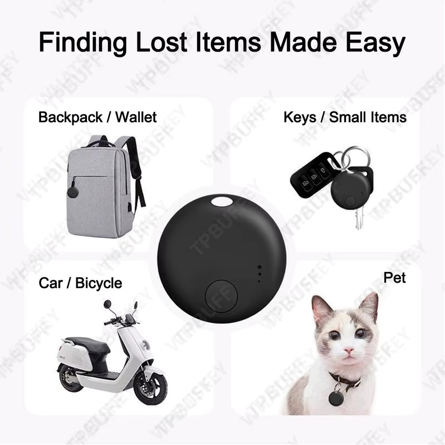 Google Find My GPS-Tracker für Android, Tragbarer Smart Tag Finder in Schwarz - Bild 3