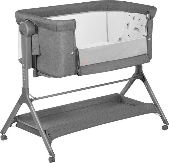 Lionelo Beistellbett Leonie Plus 3in1 in Grau - Bild 1