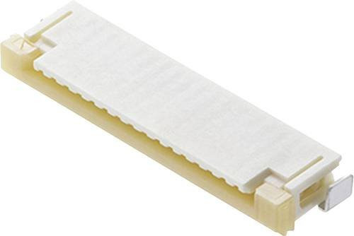 Molex FFC/FPC-Anschluss 24-polig in Weiß mit Goldkontakten, Rastermaß: 1mm, Artikelnummer: 522072460 - Bild 1