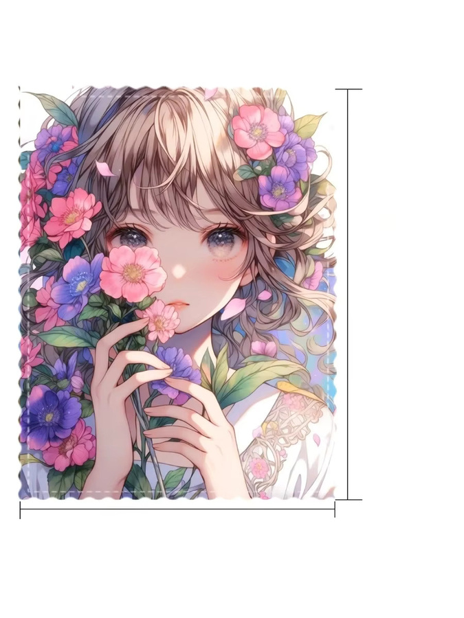 KAYOU Diamond Painting Set Blumenfee Wanddekoration Multicolor B: 30,0 cm, H: 20,0 cm - Bild 2