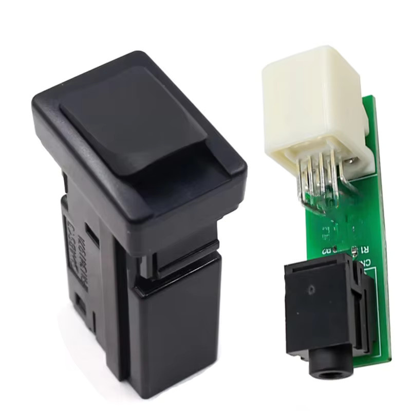 ODIDIO AUX-USB-Anschluss-Adapter 86190-02010 für Toyota Corolla Tacoma Tundra RAV4 in Schwarz mit USB-A und 3,5 mm Klinke - Bild 1
