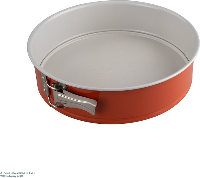 Dr. Oetker Springform Die Maus, Keramik, Orange/Weiß, Durchmesser: 26 cm - Bild 1