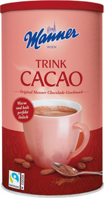 Manner Trink Cacao Fairtrade, Kakao, 450 g - Bild 1