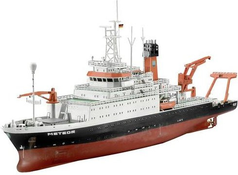 Revell Schiffsmodell Bausatz German Research Vessel Meteor im Maßstab 1:300