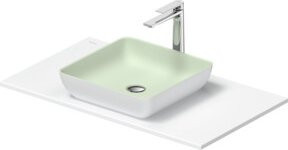 Duravit Konsolenwaschtisch Sivida in Grün und Weiß, matt - Bild 1