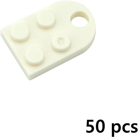 Linyi toy car Modifizierte Platte 3x2 mit Loch, Bausteine Teile, 50-teiliges Set, ab 3 Jahren - Bild 1