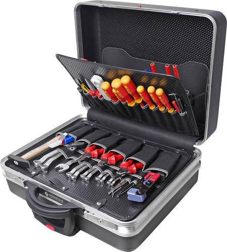 BERNSTEIN Tools for Electronics 6600 R Werkzeugkoffer bestückt 115-teilig in Schwarz und Multicolour - Bild 1