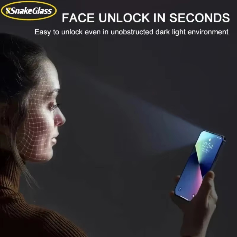 3er-Pack ZMZE Blickschutzfolie aus gehärtetem Glas für iPhone 17 Pro Max 16 Pro 15 14 Plus 13 12 Mini 11 XS Max XR – Transparentes Anti-Spionage-Displayglas mit Kratzschutz - Bild 4