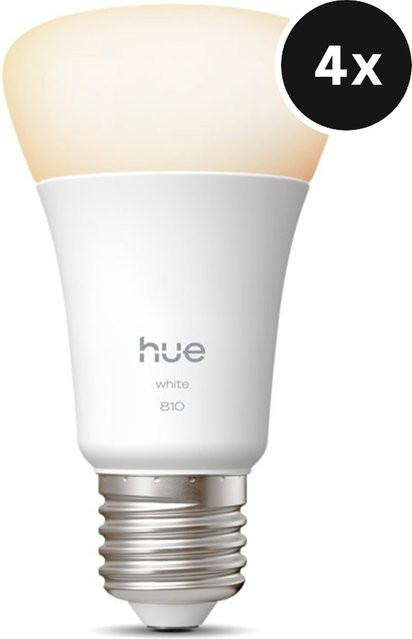 Philips Hue White Ambiance LED Leuchtmittel E27 4er-Set dimmbar - Bild 2