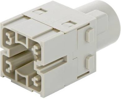 Harting Han 300ACrimp Modul Stift in Weiß - Bild 1