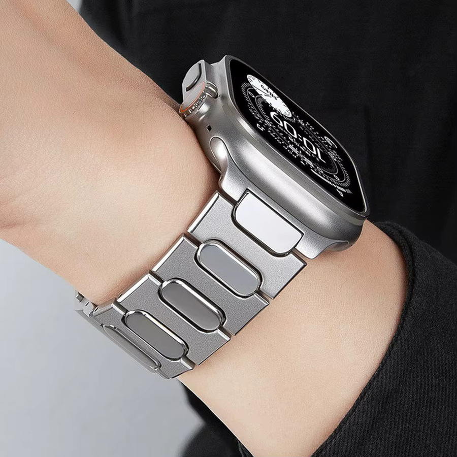 TANGYIYI Uhrenarmband Titan, Magnetverschluss, Unisex - Bild 2
