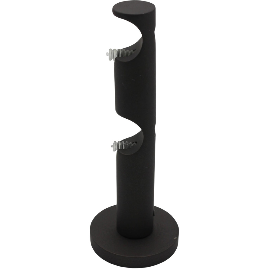 Mydeco Gardinenstangen-Halterung Function 2-läufig aus Metall Ø 2 cm in Eisen-Brush-Optik - Bild 2