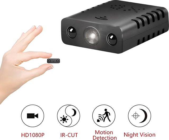BESY XD Smart Camcorder Mini Kamera HD 1080P mit WiFi und 2,4G Wireless in Schwarz - Bild 1
