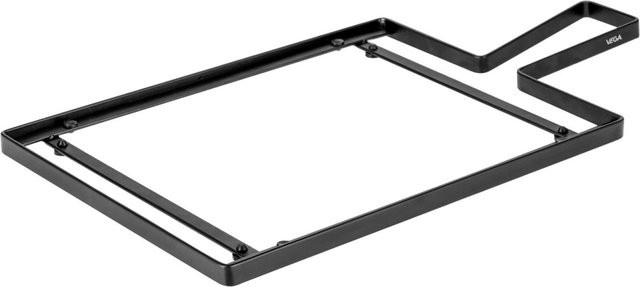 VEGA Rahmen Anaya Servierbrett aus Metall in Schwarz, rechteckig, mit Griffen und rutschfest, L: 47,2 cm, B: 26,4 cm, H: 1,4 cm - Bild 1