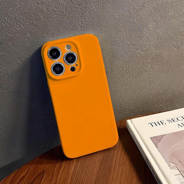 Personalisierte Softcase Schutzhülle in Blaze Orange für iPhone 11 bis iPhone 16 Pro Max - Bild 1