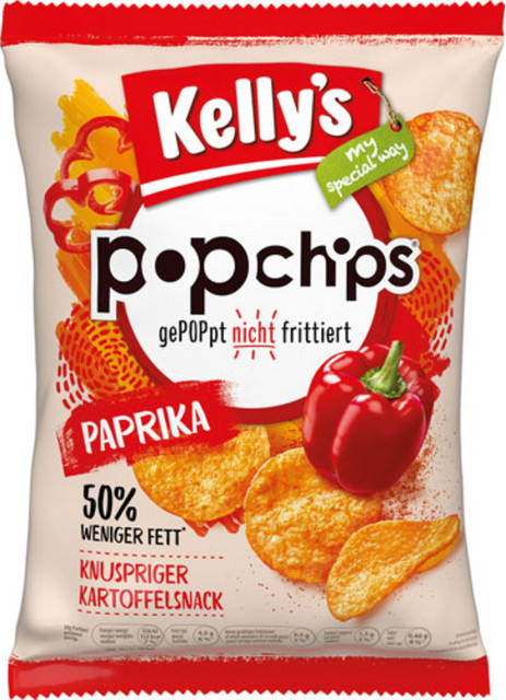 Kelly's popchips Paprika 70 g - Bild 1