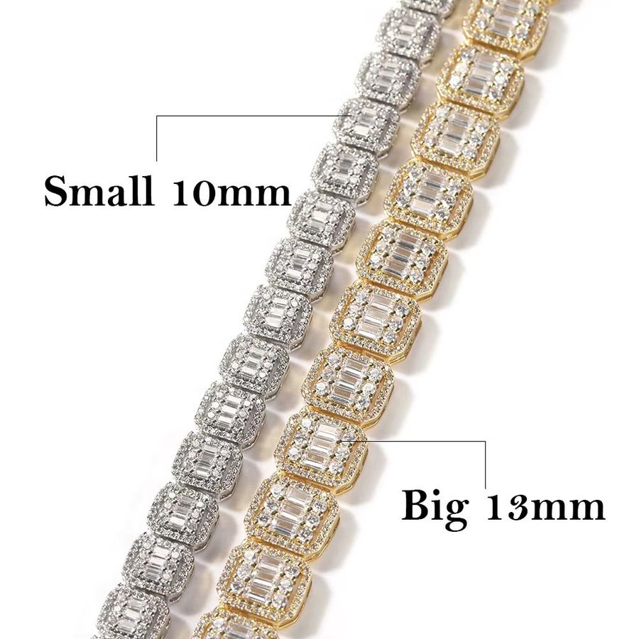Uwin Halskette, Baguette, Rosa, Zirkonia, Choker - Bild 1