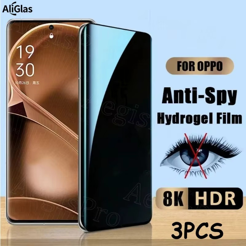 3er-Pack SnakeGlass Sichtschutz-Hydrogelfolie für OPPO Reno 10 11 12 13 Pro, transparent und kratzfest - Bild 2
