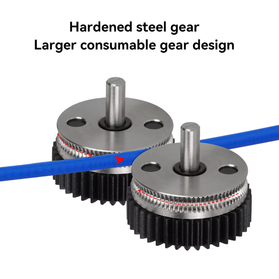 Torlipy HGX Extruder-Zahnradsatz für VORON Dual Gear Extruder aus gehärtetem Stahl in Silber - Bild 4