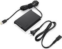 Lenovo Notebook Netzteil Schwarz mit USB Typ-C Kabel, Breite: 118 mm, Tiefe: 77 mm - Bild 1