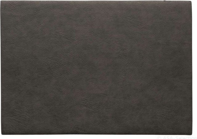 ASA Selection Tischset Mushroom Vintage in Leder-Optik, rechteckig, Grau/Beige, Breite: 46 cm - Bild 1