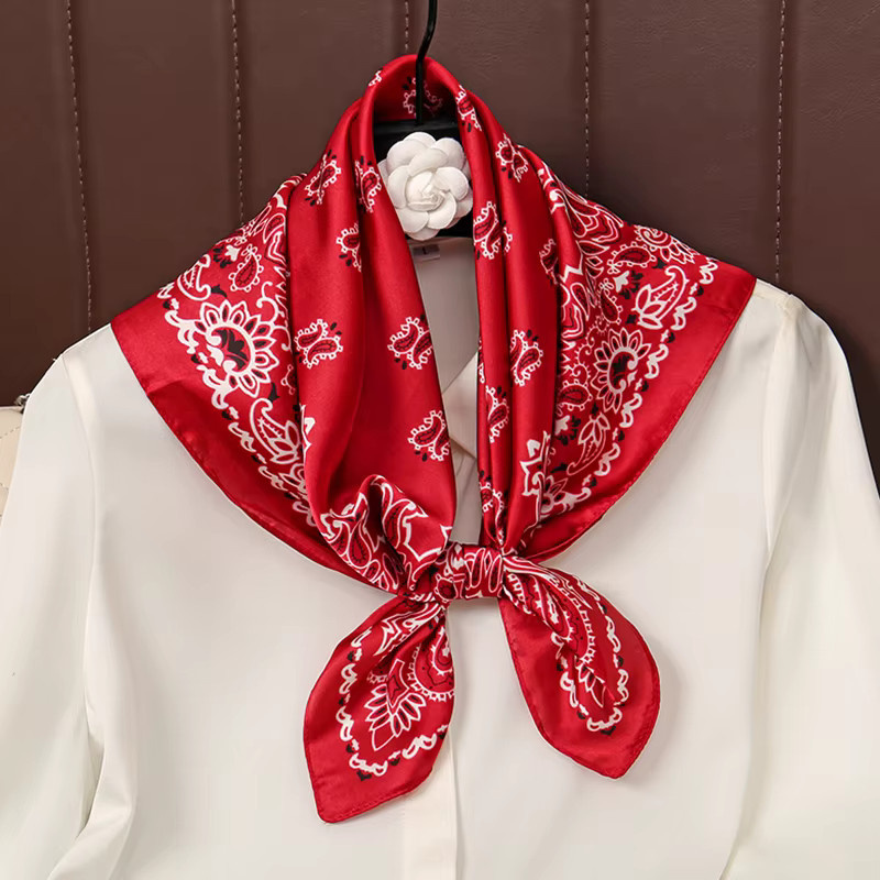 RUNMEIFA Halstuch Silk, 70x70 cm, Damen - Bild 3