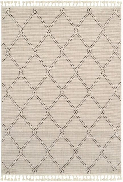 Vercai Rugs Teppich Capo in Creme und Anthrazit, modern und abstrakt, B/T: 200 x 290 cm - Bild 1