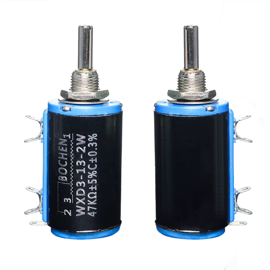 YTDMEN WXD3-13-2W Drahtgewickeltes Multi-Turn-Potentiometer in Blau mit 10 Runden - Bild 4